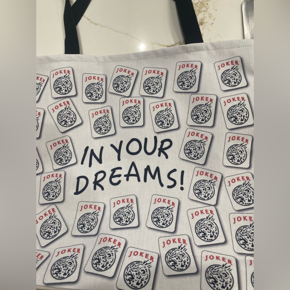 NWOT Joker Themed Mahjong Tote Bag